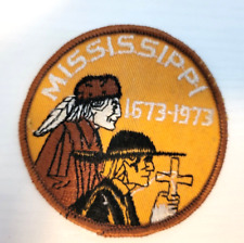 Vintage Mississippi  Patch - 1673-1973 Tercentenary patch picture