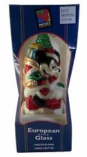 Mickey Unlimited - Vintage European Style Glass Handblown Mickey Mouse Ornament picture