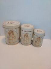 Vintage Set of 3 Nesting Tins 