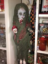 Gothic Creepy Haunted Horror Prop Fashion Doll Decoration 2 Tall Red Dress picture