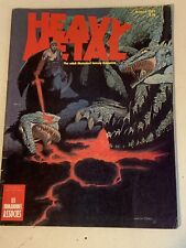 1977 Heavy Metal Magazine August  Loose Cover Fantasy Fiction picture