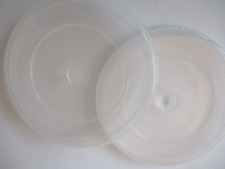 NEW Lot Of 2 Starbucks Reusable CLEAR Cold Cup Replacement Lids picture