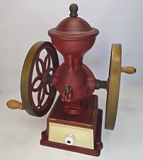 Antique Cast Iron John Wright Inc. Wrightsville Double Wheel Coffee Grinder Mill picture