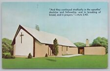 State View~Southfield Michigan~Apostolic Lutheran Church~Vintage Postcard picture