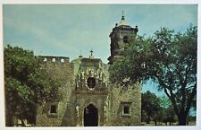 San Jose Mission San Antonio, Texas Vintage Color Photo Building Postcard picture