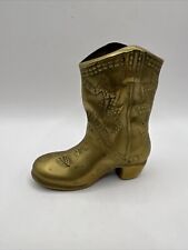 Solid Brass Mini Western / Riding Boot 3 in. picture