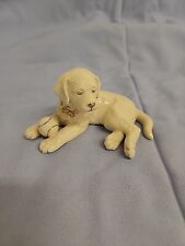 Lenox Porcelain Labrador Retriever 24K Gold Lab Puppy Dog with Ball Figurine picture