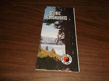 JULY 1954 NORTHERN PACIFIC RAILWAY SCENIC HIGHLIGHTS BOOKLET picture