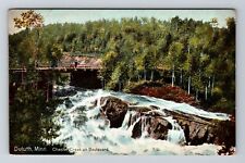 Duluth MN-Minnesota, Chester Creek On Boulevard, Vintage Postcard picture