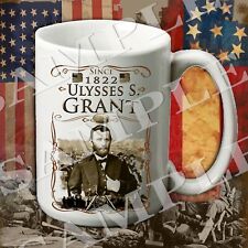 Ulysses S. Grant Classic Design 15-ounce American Civil War themed coffee mug picture