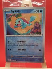 Squirtle 007/165 POKÉMON CENTER Exclusive 151 Holo Promo Pokemon Card * Sealed * picture