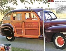 1942 CHRYSLER TOWN and COUNTRY 6 pg Color Article picture