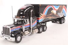 MATCHBOX COLLECTIBLES HARLEY-DAVIDSON KENWORTH W900 TRACTOR-TRAILER 1:58 SCALE picture
