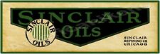 1921 Sinclair Refining Co. Oils New Metal Sign: 6 x 18