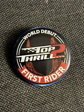 CEDAR POINT TOP THRILL 2 FIRST RIDERS PIN 2024 BUTTON DRAGSTER TT2 picture