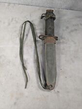 Vintage Knife BOC M7 Bayonet And Sheath Genuine Issue USA - Rusted picture