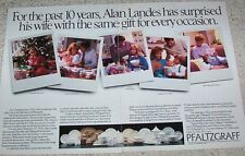 1987 print ad - Pfaltzgraff dinnerware Alan Landes family vintage Advertising picture