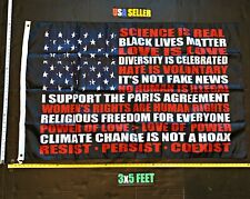 Equality Flag  Biden Harris LGBTQ Gay Science Is Real USA Sign 3x5' picture