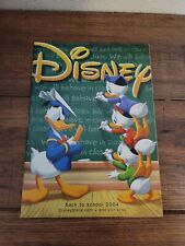 Disney Store Catalog Back to School 2004 Happy Birthday Donald Duck  picture