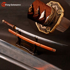 98Official Saber Military Gunto Folded Steel Japanese Samurai Katana Sword Sharp picture