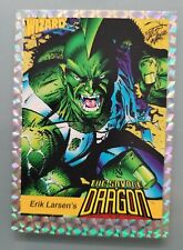 1992 WIZARD MAGAZINE SAVAGE DRAGON IMAGE PRISM TRADING CARD #2 ERIK LARSEN picture