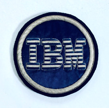 Vintage Rare IBM Embroidered Company Logo Emblem Patch Computer Tech Business picture