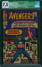 Avengers #16 ⭐ CGC 7.5 Qualified ⭐ Hawkeye + Scarlet Witch Join Marvel 1965 picture