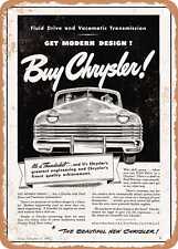 METAL SIGN - 1942 Chrysler Front View Vintage Ad picture