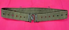 Vintage Genuine British Military Pattern 58 Equipment Belt w/D-Rings P58  picture
