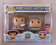 Funko Pop Pixar Toy Story Woody & Buzz Lightyear 2-Pack Official C2E2 2024 LE picture
