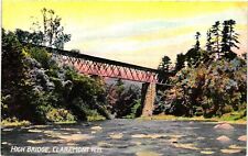 Vintage Postcard- . HIGH BRIDGE CLAREMONT NH. UnPost 1910 picture