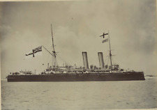 Great Britain, Vintage Battleship HMS Black Citrate Print Citrate Print 21x picture