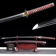 Handmade T10 Steel Clay Tempered Japanese Samurai Sword“虚竹” Katana Sharp picture