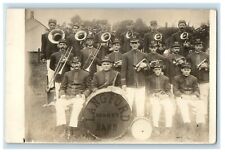 c1910's Marching Band Langford New York NY RPPC Photo Posted Antique Postcard picture