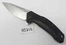 Black Kershaw Link Plain Edge 1776 Assisted Blade Pocket Knife Drop Point picture