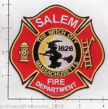 Massachusetts - Salem MA Fire Dept Patch v4 - The Witch City POINTY HAT picture