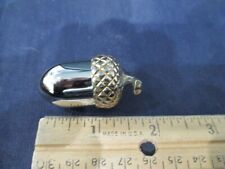 VINTAGE  SILVERTONE ACORN THIMBLE HOLDER-ITALY picture