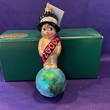 VTG CHRISTOPHER RADKO NEW YEARS 2000 ORNAMENT, 7 IN. ORG BOX WRAPPING. NEW(005). picture