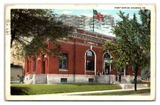 Vintage 1910s - Post Office - Sharon, Pennsylvania Postcard (Posted 1919) picture
