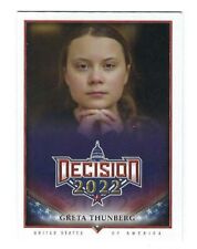 Greta Thunberg Decision 2022 Ser. 1 SHORT PRINT (SP) HIGH NUMBER BASE CARD #209 picture