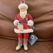 VTG Jan Brett Santa Claus Possible Dream Paper Mache Christmas Figure 15003 1991 picture