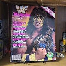 Vintage WWF Magazine November 1989 Ultimate Warrior picture