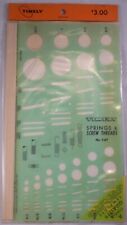 Timely Pickett Berol Timesaver Drafting Stencil Springs & Screw Threads T-67 NOS picture