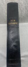 The Holy Bible New Testament Oversized Leather Bound The Complete Commentary picture