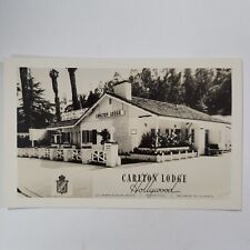 Carlton Lodge Roadside Hollywood California RPPC Postcard North Highland Avenue picture