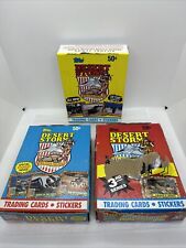 Lot of 3 Vintage 1991 Topps Desert Storm Series 1, 2, 3 Trading Cards Wax Boxes picture