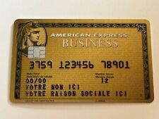 American Express Business FAKE Credit Card▪️French▪️Your Business Name Here Chip picture