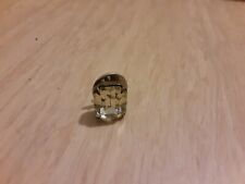 Vintage Old 1950's Rhinestone Cufflink Can be Repurposed Upcycled Jewelry picture