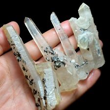 113g4pcs Inner Mongolia Singing Crystal Mirror Hematite Crystal Cluste C79 picture