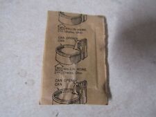 ORIGINAL VINTAGE MILITARY P38 P-38 CAN OPENER SHELBY OHIO IN ORIGINAL PACKAGE picture